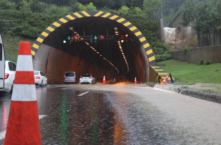 TEM Otoyolu Ankara-İstanbul yönü trafik kapandı