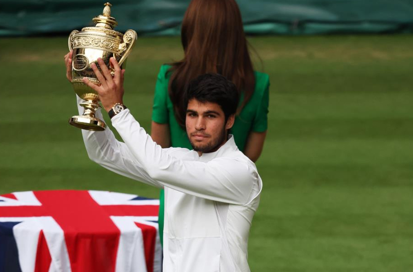 Wimbledon'da şampiyon Carlos Alcaraz