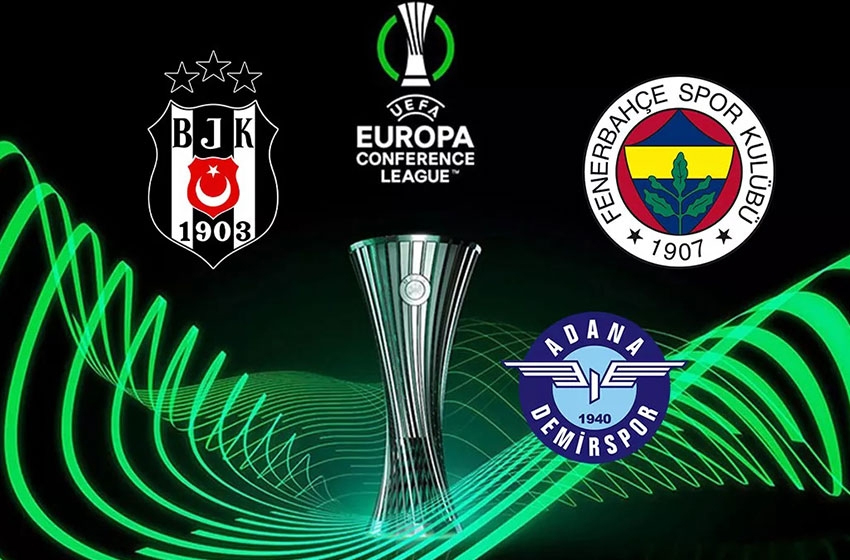 Fenerbahçe, Beşiktaş ve Adana Demirspor’un rakibi belli oldu