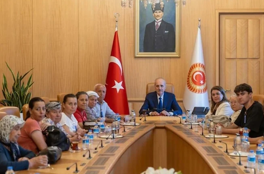 Akbelen köylüleri, Meclis Başkanı Kurtulmuş’la görüştü