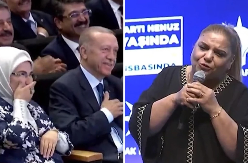 Kibariye, Erdoğan çiftine hitap etti: Götürdük malları valla