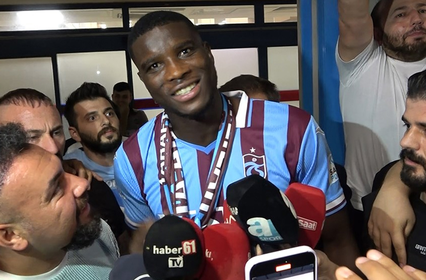 Trabzonspor'un son bombası Paul Onuachu Trabzon'da