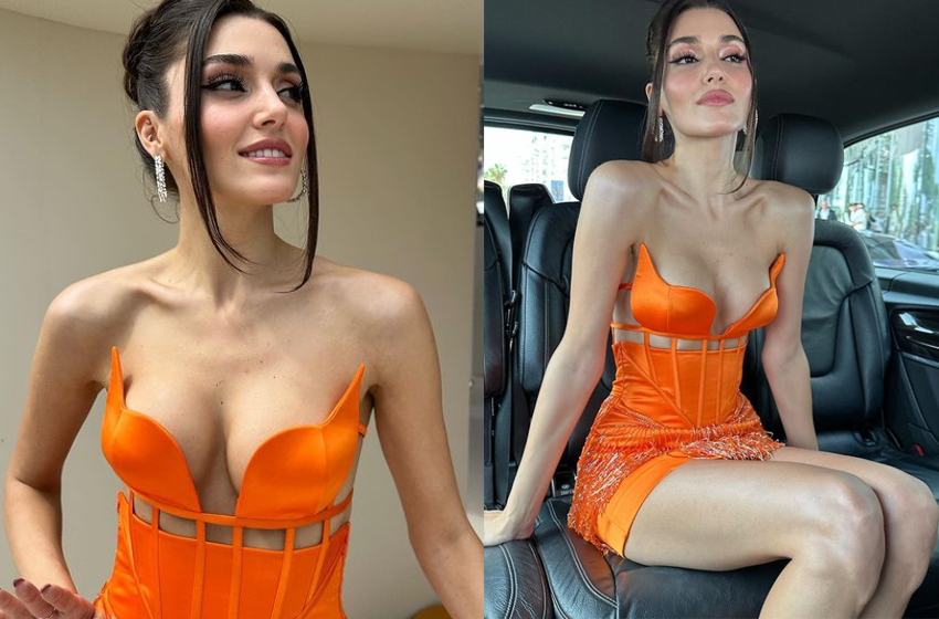 Hande Erçel oyunculuk dersi alıyor