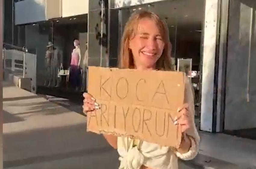 Ukraynalı kadın İstanbul sokaklarında koca aradı