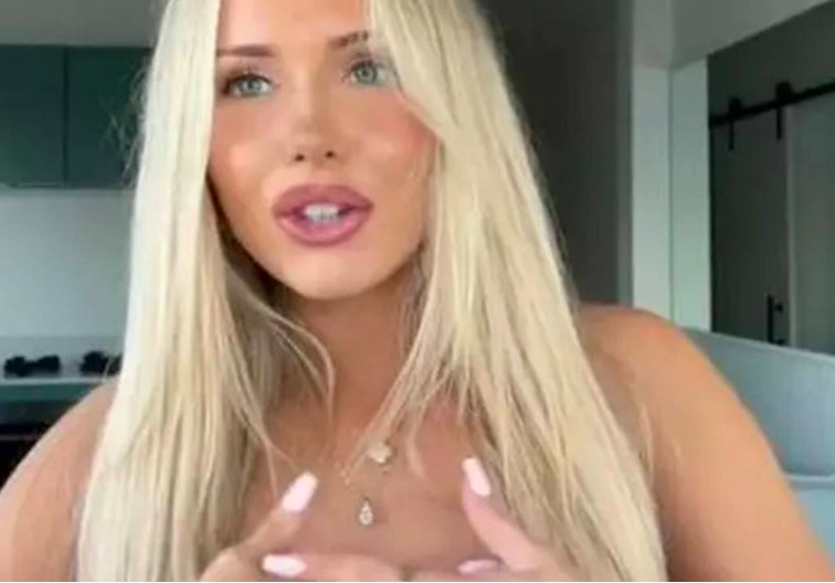 TikTok fenomeni Emma valizine uzanırken memelerine hakim olamadı: Herkes gördü, çok utandım