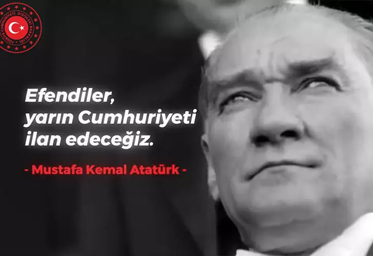 Dışişleri Bakanlığı'ndan Cumhuriyet paylaşımı 