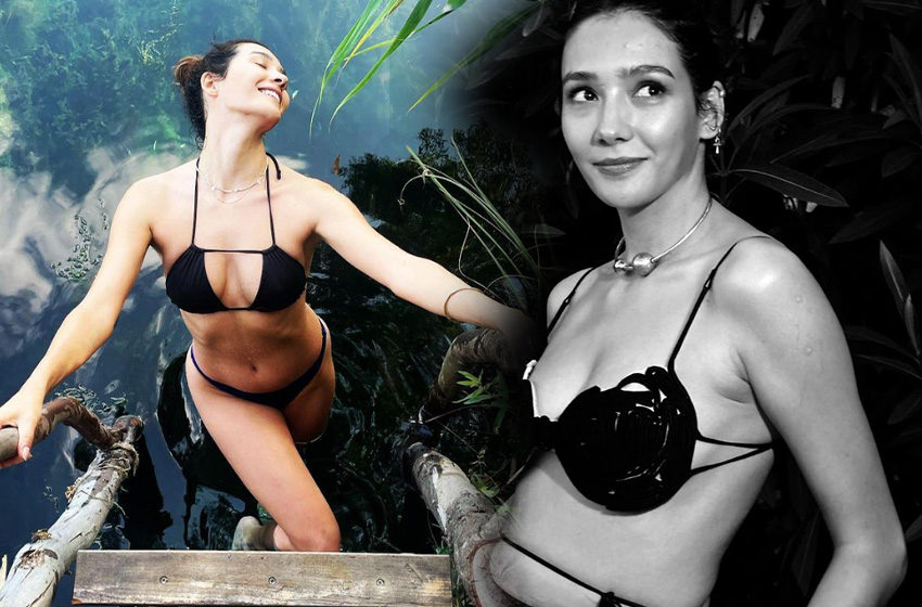 Aybüke Pusat süper minisiyle poz verdi! Olanlar oldu…