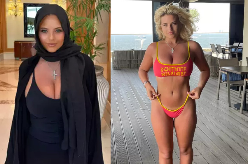 Fenomen Apollonia Llewellyn bikini altından güneş yanığını sergiledi