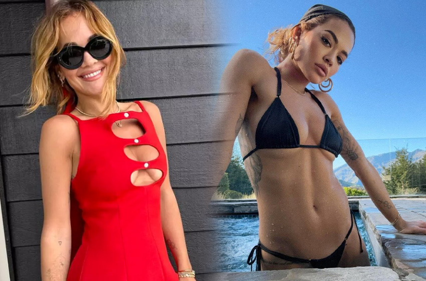 Yeni yıl pozuyla olay yarattı! Rita Ora’dan yeni yıl paylaşımı