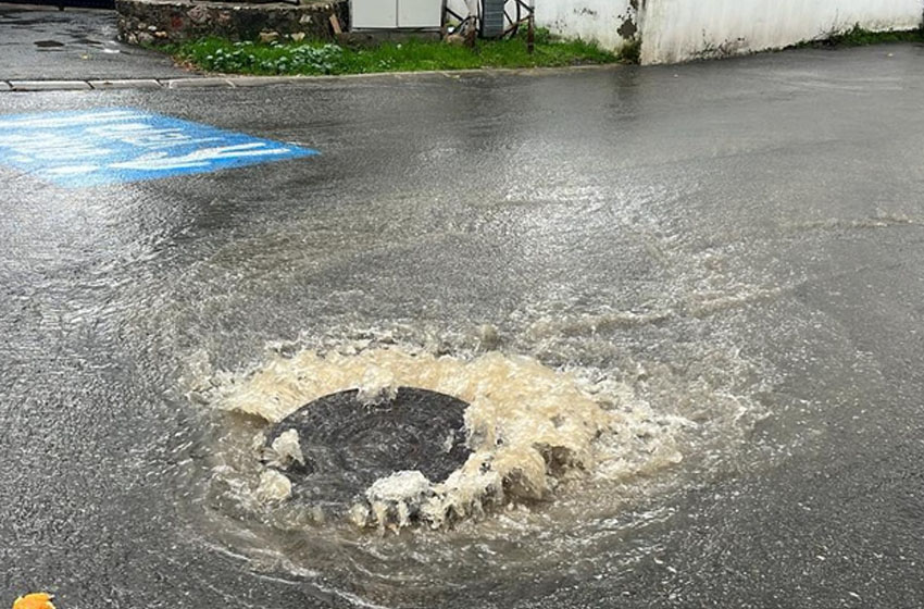 Bodrum'da sağanak etkili oldu