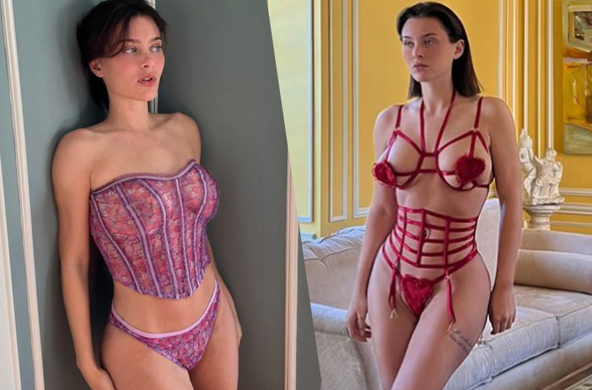 Lana Rhoades, tarzıyla şaşırttı! Fazla rüküş…