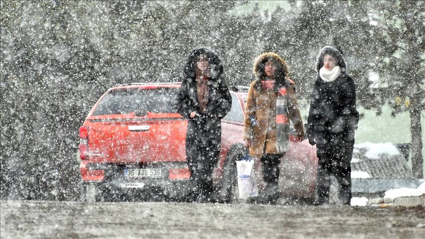 Kar Kars’a, Kars kara çok yakışıyor!