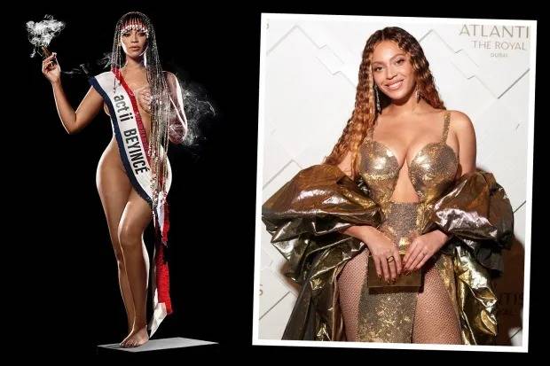 Her şey albüm tanıtımı için! Beyonce tamamen çıplak! 