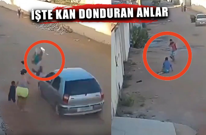 Yok böyle infaz! Önce çarptı, sonra kafasını patlattı