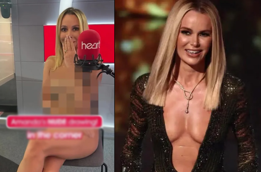 Amanda Holden çizim için soyundu, şikayet yağmuruna tutuldu