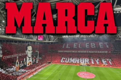 Tam bir gurur! Marca, Cimbomun atmosferini zirvede gösterdi