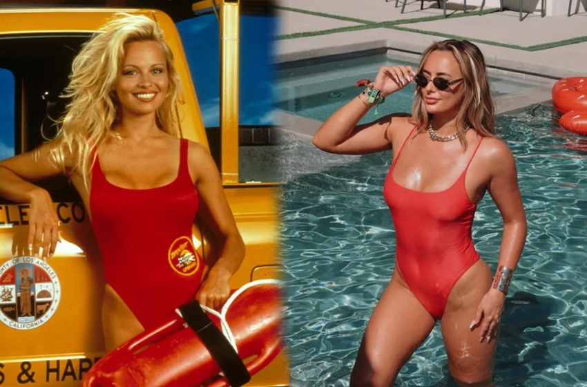 'Millie Court' Pamela Anderson'a benztildi, kıvrımlarıyla nefes kesti