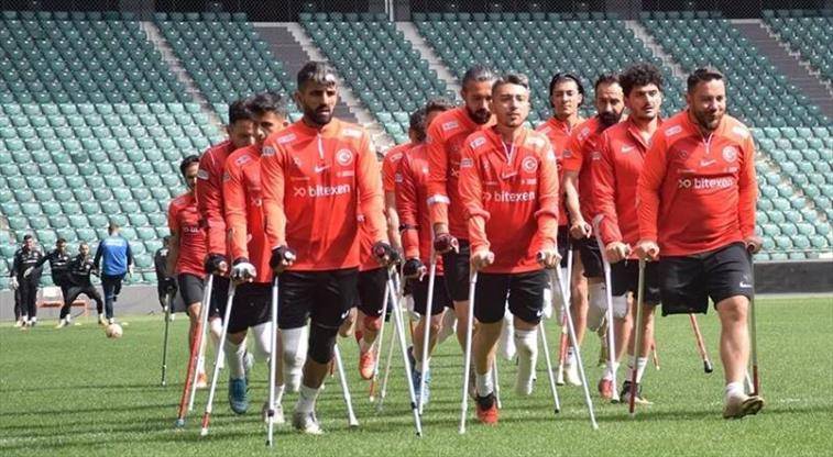 Ampute Milli Futbol Takımı, Özbekistan'ı gole boğdu