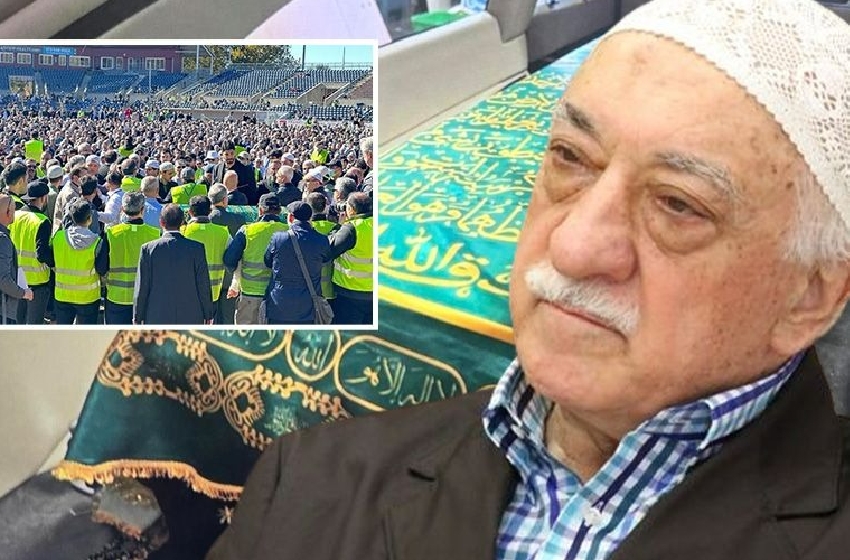 Fetullah Gülen'in cenaze töreni stadyumda yapıldı