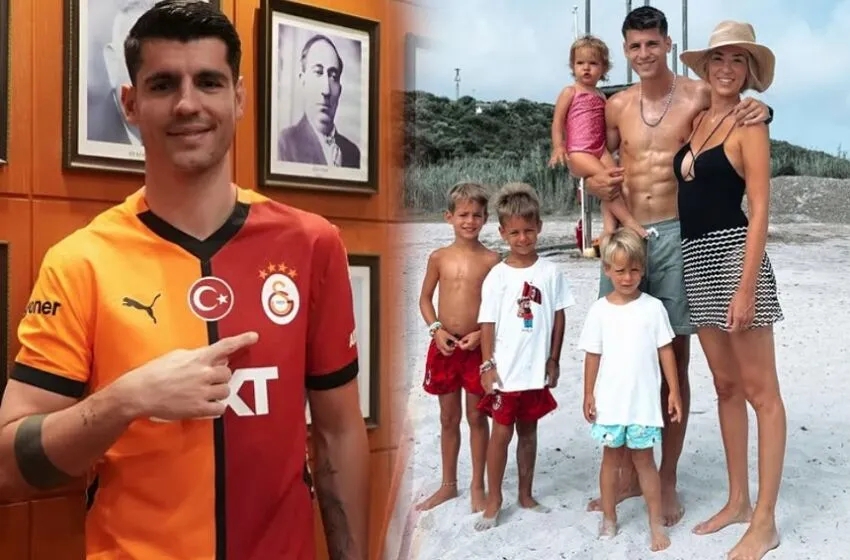 Galatasaray'da Morata ailesinin keyfi yerinde