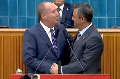 Muharrem İnce resmen CHP'de: 'Ben ona rozet takamam'