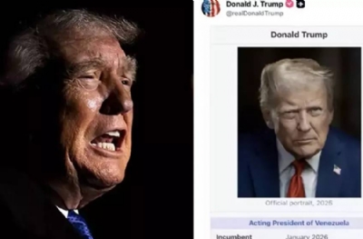 Trump kendini Venezuela lideri ilan etti