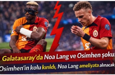 Osimhen’in kolu kırıldı, Noa Lang'ın parmağı koptu