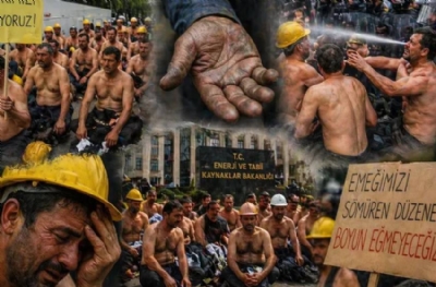 Madenciler soğukta yarı çıplak direniyor: İşte talepleri