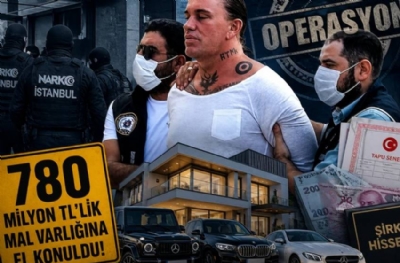 780 milyonluk mal varlığına el konuldu
