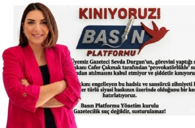 Basın Platformu’ndan Gazeteci Sevda Durgun’a Destek “Gazetecilik Suç Değildir” 
