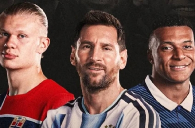 Messi,Haaland ve Mbappe zirvede