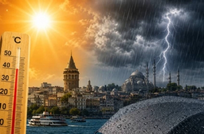 İstanbul'a sağanak uyarısı! 6 ilde 40 dereceyi aşan sıcaklık