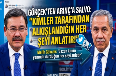 Melih Gökçek'ten Arınç’a “siyasi ahlak” çıkışı!