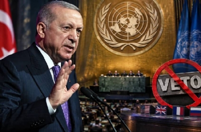 Erdoğan'dan BM Güvenlik Konseyi için köklü değişiklik çağrısı: Veto kaldırılsın
