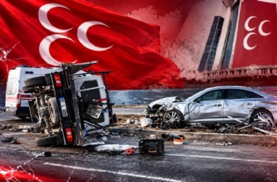 MHP heyetinin ilçe ziyareti faciayla bitti! Ölü ve yaralılar var