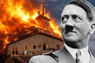 Hitler'in ünlü dağ evi 'Kartal Yuvası'yandı
